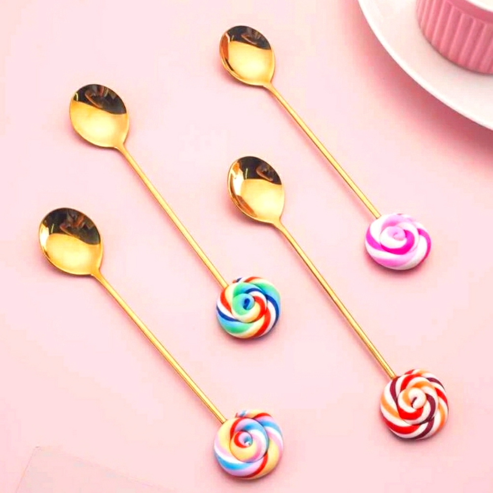 🍭Gold Lollipop Spoons🍭